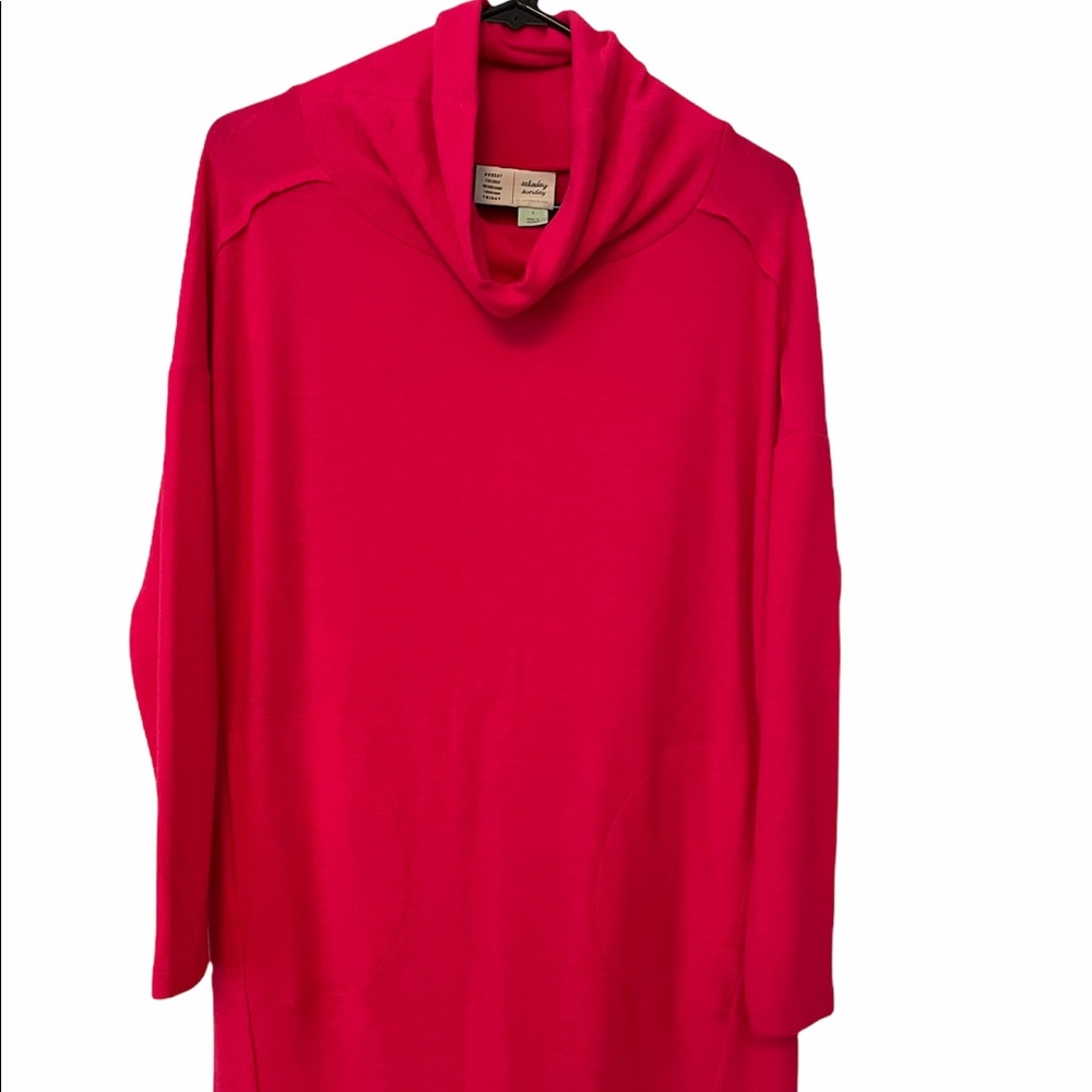 Anthropology Pink Sweater Dress